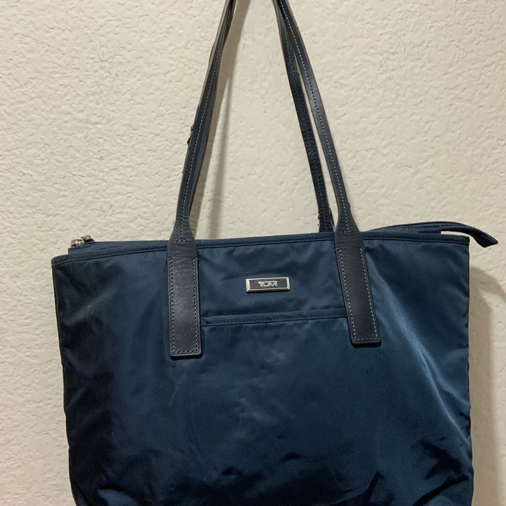 COPY - Tumi Blue Nylon Tote Bag